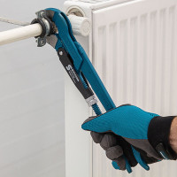 Трубный рычажный ключ №1 тип S, цельнокованый, CrV GROSS 15611