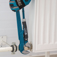 Трубный рычажный ключ №1 тип S, цельнокованый, CrV GROSS 15611