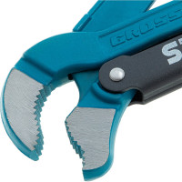 Трубный рычажный ключ №1 тип S, цельнокованый, CrV GROSS 15611