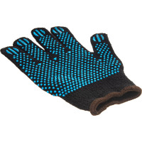 Перчатки трикотажные утепленные с защитой от скольжения (7 класс; размер L-XL) "МАСТЕР" ЗУБР 11462-XL