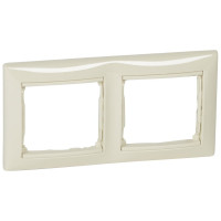 Рамка Legrand 2 поста Valena слоновая кость 695632