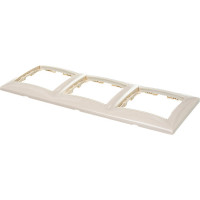 Рамка Legrand 3 поста Valena слоновая кость 695633