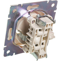 Розетка Legrand с заземлением Legrand Valena без шторок 16А 250В винтовые зажимы слоновая кость 695612