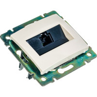 Розетка Legrand компьютерная RJ45 категория 5e UTP Legrand Valena с захватами слоновая кость 774130