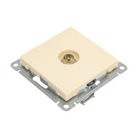 Телевизионная оконечная розетка, бежевая WESSEN 59 Systeme Electric RTS-151-2-86