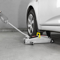 Гидравлический подкатной домкрат MATRIX MASTER 2 т, h подъема 135–355 мм 51020