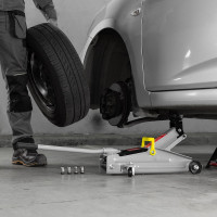 Гидравлический подкатной домкрат MATRIX MASTER 2 т, h подъема 135–355 мм 51020