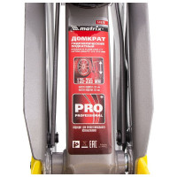 Гидравлический подкатной домкрат MATRIX MASTER 2 т, h подъема 135–355 мм 51020