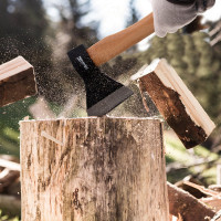 Кованый топор 600 гр. SPARTA в сборе, деревянное топорище// 21605