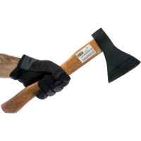 Кованый топор 600 гр. SPARTA в сборе, деревянное топорище// 21605