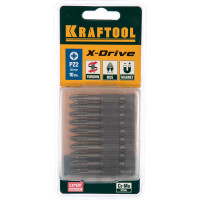 Биты "EXPERT" (E 1/4"; PZ 2; 50 мм; 10 шт.) KRAFTOOL 26123-2-50-10