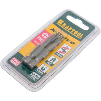 Биты торсионные кованые X-Drive PH2, 50мм, 2шт KRAFTOOL 26121-2-50-2