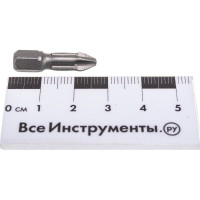 Торсионные кованые биты KRAFTOOL X-Drive PH2 25 мм 2 шт. 26121-2-25-2