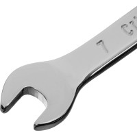 Ключ комбинированный, MATRIX 7 мм, CrV, полированный хром// 15151