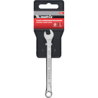 Ключ комбинированный, MATRIX 7 мм, CrV, полированный хром// 15151