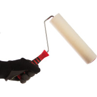 Валик 250 мм MATRIX  с двухкомпонентной ручкой, 250 мм, ворс 4 мм, D 44 мм, шерсть// 80663