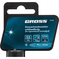 Отвертка PH2x150 мм GROSS 12145