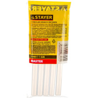 Стержень универсальный (7х100 мм; прозрачный; 6 шт.) для клеевого пистолета STAYER 2-06817-T-S06