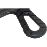 Нержавеющий зубчатый шпатель с пластмассовой ручкой, 450мм, зуб 8х8мм STAYER 1009-45-08