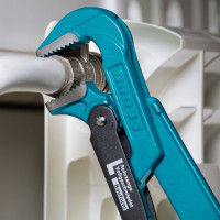 Ключ трубный рычажный GROSS №1, 1", цельнокованый, CrV, тип - "L"// 15601