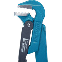 Ключ трубный рычажный GROSS №1, 1", цельнокованый, CrV, тип - "L"// 15601