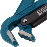 Ключ трубный рычажный GROSS №1, 1", цельнокованый, CrV, тип - "L"// 15601