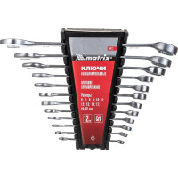 Набор комбинированных ключей 6 - 22 мм MATRIX 15412