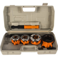 Набор клуппов SPARTA 1/2"-3/4"-1"+ плашкодержатель с трещоткой, 6 предм 773335