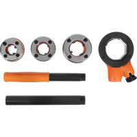 Набор клуппов SPARTA 1/2"-3/4"-1"+ плашкодержатель с трещоткой, 6 предм 773335