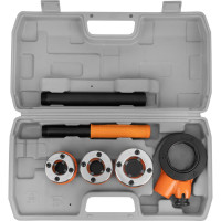 Набор клуппов SPARTA 1/2"-3/4"-1"+ плашкодержатель с трещоткой, 6 предм 773335