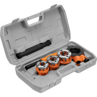 Набор клуппов SPARTA 1/2"-3/4"-1"+ плашкодержатель с трещоткой, 6 предм 773335