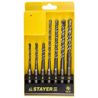 Набор буров (SDS-plus; 7 шт.) по бетону STAYER 2930-H7