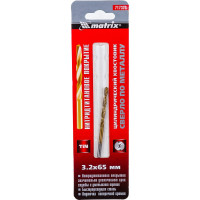 Сверло (3.2 мм; HSS-TiN) по металлу Matrix 717320