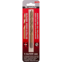 Сверло (7.5 мм; HSS-TiN) по металлу Matrix 717750