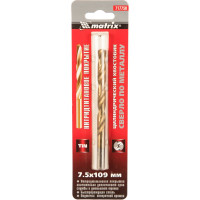 Сверло (7.5 мм; HSS-TiN) по металлу Matrix 717750