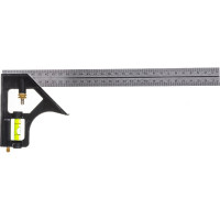 Угольник с уровнем Профи 300 мм FIT 19703