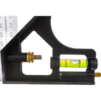 Угольник с уровнем Профи 300 мм FIT 19703