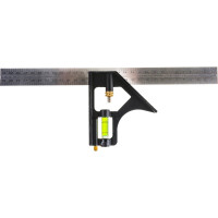 Угольник с уровнем Профи 300 мм FIT 19703