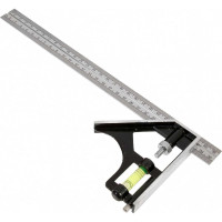 Угольник с уровнем Профи 300 мм FIT 19703