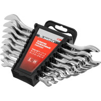 Набор рожковых ключей 8 шт. MATRIX CrV, Elliptical, зерк. хромирование// Master 15238