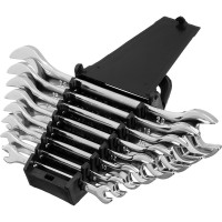 Набор рожковых ключей 8 шт. MATRIX CrV, Elliptical, зерк. хромирование// Master 15238