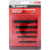 Набор экстракторов 5 шт. MATRIX 77351