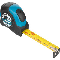 Рулетка GROSS Schlagfest 5 м x 25 мм, магн. обрезиненный зацеп, двухст. шкала, нейлоновое покр 31113