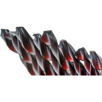 Набор сверл по металлу, SPARTA 1-10 мм, HSS,19 шт, пласт. бокс, цилин. хвостовик// 723705