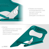 Нож для напольных покрытий KRAFTOOL Lino тип "А02", 18мм 0930_z02