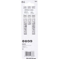 Набор пилок для лобзика универсальный 3 шт. (T123X; T234X; T345XF) Bosch 2.607.010.515