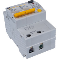 Дифавтомат АД-12М 2п, C, 32А, 30мА IEK MAD12-2-032-C-030