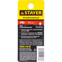 Биты (E 1/4"; PH 3; 50 мм; 2 шт.) STAYER 26203-3-50-02