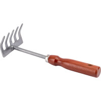 Грабельки из нержавеющей стали с деревянной ручкой 250 мм GRINDA 8-421149_z01