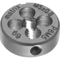 Плашка М5х0.8 мм MATRIX 77073